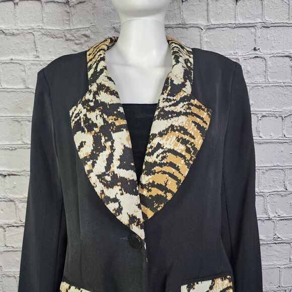 Vintage Design Today Full Length Single Button Cardigan, Women's XL - Picture 1 of 13